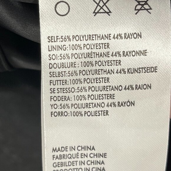 Backyard Roses Kendall Faux Leather Pants in Black - Size Small - NWT - Picture 4 of 7